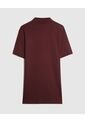 Polo Para Hombre Cuello Tejido Sin Bolsillo Color Vino Marca Patprimo #44112700 de Patprimo