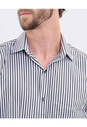 Camisa Para Hombre Manga Larga Sin Bolsillo Cuello Italiano Color Negro Marca Patprimo #44013146