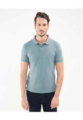 Polo Para Hombre Cuello Tejido Sin Bolsillo Color Verde  Marca Patprimo #44112700