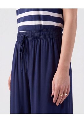Pantalón De Bota Ancha Con Cordón Para Mujer Para Mujer Azul Patprimo