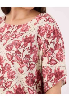 Blusa Para Mujer Manga Corta Color Crema Marca Patprimo #14121395