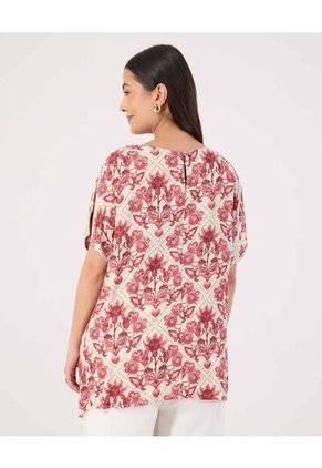 Blusa Para Mujer Manga Corta Color Crema Marca Patprimo #14121395