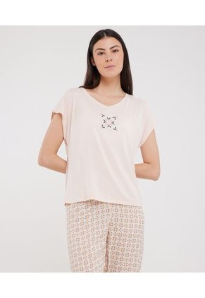 Pijama Mujer Patprimo  Rosado Viscosa