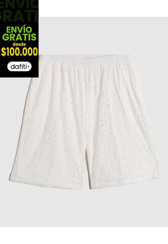 Bermuda  Para Mujer Jogger Corto Color Blanco Marca Patprimo #14100138 Patprimo