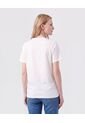 Camiseta Básica Con Estampado Metalizado Para Mujer  Para Mujer Blanco Patprimo de Patprimo