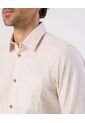 Camisa  Para Hombre Manga Larga Con Bolsillo Cuello C Color Beige Marca Patprimo #44017309 de Patprimo
