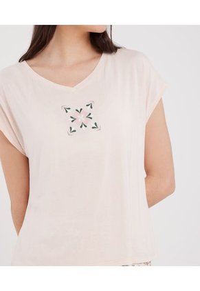 Pijama Mujer Patprimo  Rosado Viscosa