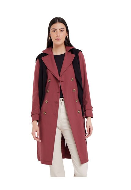 Chaqueta Para Mujer Trench Color Rojo  Marca Patprimo #30080467