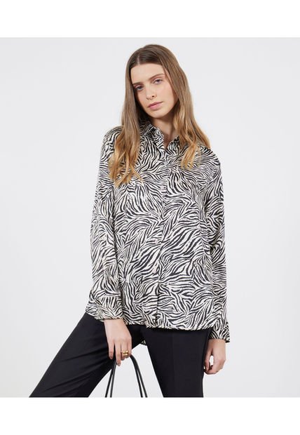 Camisa Para Mujer Manga Larga Color Negro Marca Patprimo #30010576