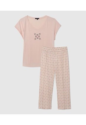 Pijama Mujer Patprimo  Rosado Viscosa