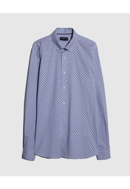 Camisa Para Hombre Manga Larga Sin Bolsillo Color Azul  Marca Patprimo #44012992