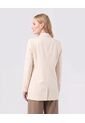 Blazer De Doble Botonadura Para Mujer  Para Mujer Beige Patprimo de Patprimo