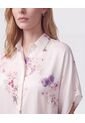 Blusa Manga Corta Fluida Mujer  Para Mujer Crema Patprimo de Patprimo