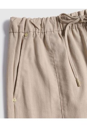 Bermuda  Para Mujer Jogger Largo Color Café Marca Patprimo #30100390