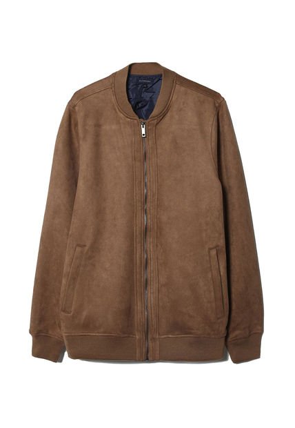 Chaqueta Para Hombre Bomber Color Café  Marca Patprimo #44080277