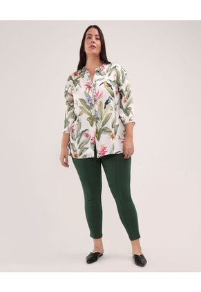 Camisa Para Mujer Manga 3/4 Color Blanco Marca Patprimo #14010187