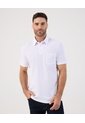 Polo Con Bolsillo   Para Hombre Blanco Patprimo de Patprimo