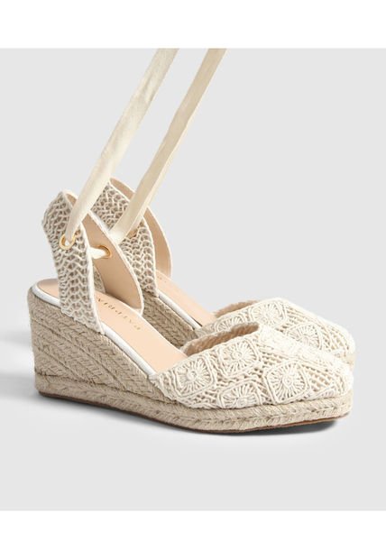 Espadrilles Para Mujer Espadrilas Plataforma Color Blanco Marca Patprimo #30700032