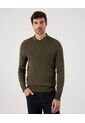 Saco  Para Hombre Cuello Alto O Cuello Tortuga Color Verde Marca Patprimo #44330246 de Patprimo