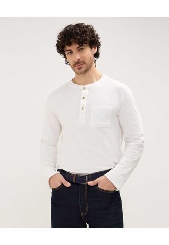 Camiseta Para Hombre Manga Larga Color Blanco Marca Patprimo #44090894 Patprimo