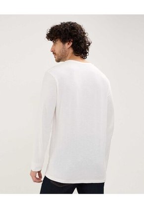 Camiseta Para Hombre Manga Larga Color Blanco Marca Patprimo #44090894