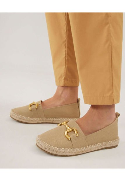Espadrilles Para Mujer  Color Crudo Marca Patprimo #30700026