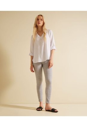 Blusa Para Mujer Manga 3/4 Color Blanco Marca Patprimo #30122896