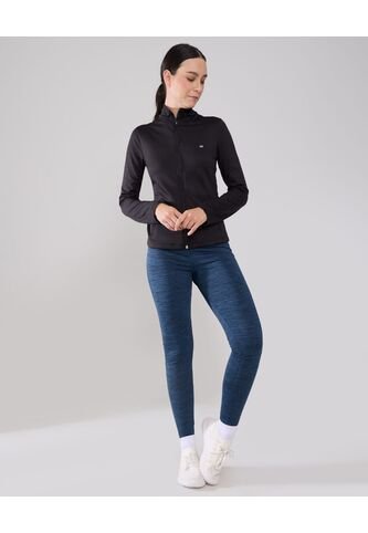 Chaqueta Con Cuello Alto  Para Mujer Negro Patprimo Patprimo