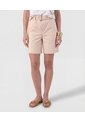 Bermuda Unicolor Con Cinturón   Para Mujer Beige Patprimo de Patprimo
