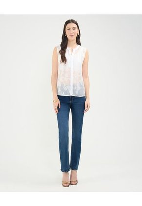 Blusa Para Mujer Manga Sisa Color Crudo Marca Patprimo #30123456