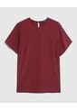 Blusa Para Mujer Manga Corta Color Vino Marca Patprimo #14121397 de Patprimo