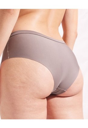 Panty Cachetero Invisible Unicolor  Para Mujer Café Patprimo