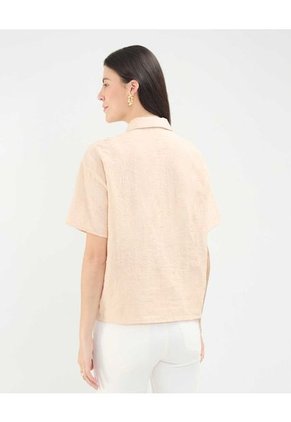 Camisa Para Mujer Manga Corta Color Rosa Marca Patprimo #30010673