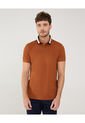Polo Para Hombre Cuello Tejido Sin Bolsillo Color Naranja Marca Patprimo #44112660 de Patprimo