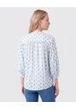 Blusa De Cuello Nerú Con Botones Mujer  Para Mujer Azul Patprimo de Patprimo