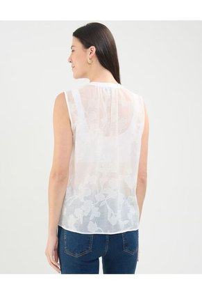 Blusa Para Mujer Manga Sisa Color Crudo Marca Patprimo #30123456