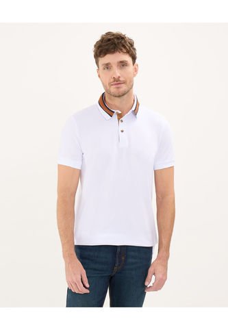 Polo Para Hombre Cuello Tejido Sin Bolsillo Color Blanco Marca Patprimo #44112660 Patprimo
