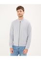 Buzo Para Hombre Bomber Color Gris Claro Marca Patprimo #44060299 de Patprimo