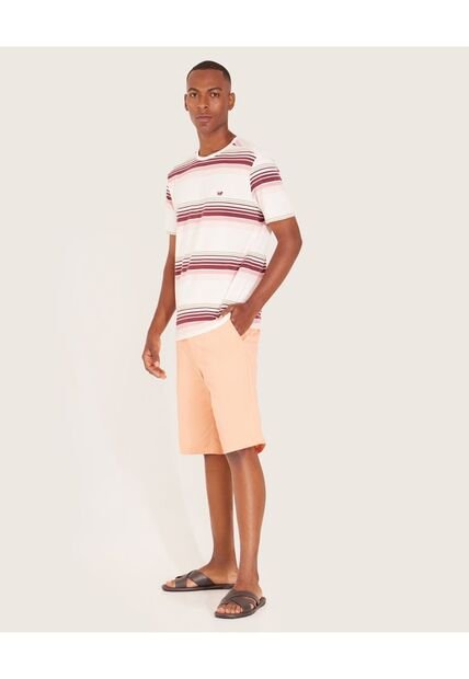 Bermuda Unicolor Esencial  Para Hombre Rosa Patprimo
