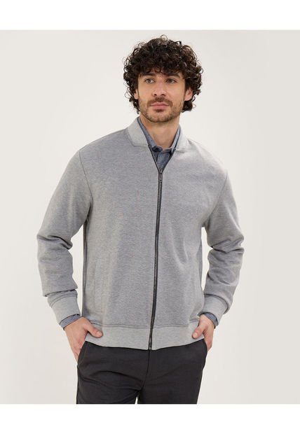 Buzo Para Hombre Zipper Color Gris  Marca Patprimo #44060300