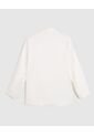 Blazer Para Mujer Con Ajuste De Botón  Para Mujer Blanco Patprimo de Patprimo