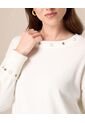 Saco Con Apliques Decorativos Para Mujer  Para Mujer Blanco Patprimo de Patprimo