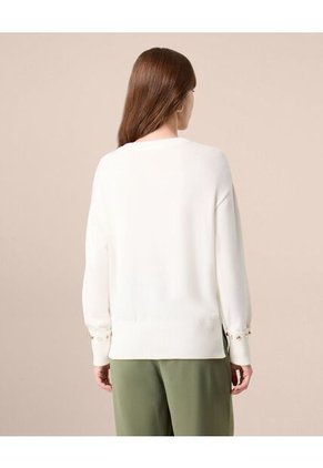 Saco Con Apliques Decorativos Para Mujer Para Mujer Blanco Patprimo