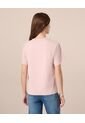 Camiseta De Cuello Redondo Para Mujer  Para Mujer Rosado Patprimo de Patprimo