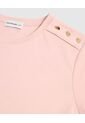 Camiseta Con Botones En Hombro Para Mujer Curvy  Para Mujer Rosado Patprimo de Patprimo