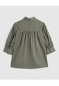 Camisa Camisera Con Mangas Recogidas Para Mujer  Para Mujer Verde Patprimo de Patprimo
