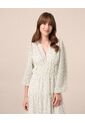 Vestido Largo Con Cintura Enresortada Para Mujer  Para Mujer Verde Patprimo de Patprimo