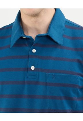 Polo Para Hombre Cuello Maquina Con Bolsillo Color Azul  Marca Patprimo #44112697