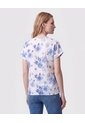 Blusa De Cuello Redondo Y Manga Corta Mujer  Para Mujer Blanco Patprimo de Patprimo
