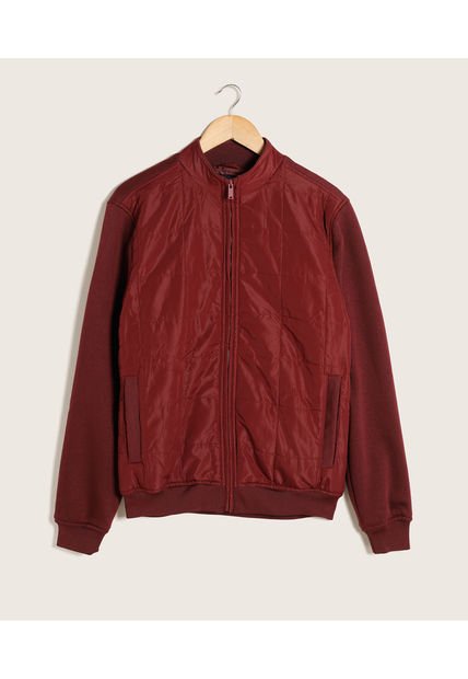 Chaqueta Para Hombre Acolchada Color Vino Marca Patprimo #44080206